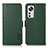 Coque Portefeuille Livre Cuir Etui Clapet B03H pour Xiaomi Mi 12 5G Vert