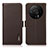 Coque Portefeuille Livre Cuir Etui Clapet B03H pour Xiaomi Mi 12S Ultra 5G Marron