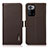 Coque Portefeuille Livre Cuir Etui Clapet B03H pour Xiaomi Poco X3 GT 5G Marron