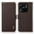 Coque Portefeuille Livre Cuir Etui Clapet B03H pour Xiaomi Redmi 10 India Marron