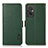 Coque Portefeuille Livre Cuir Etui Clapet B03H pour Xiaomi Redmi 11 Prime 4G Vert