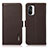 Coque Portefeuille Livre Cuir Etui Clapet B03H pour Xiaomi Redmi K40 5G Marron