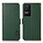 Coque Portefeuille Livre Cuir Etui Clapet B03H pour Xiaomi Redmi K40S 5G Vert