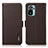 Coque Portefeuille Livre Cuir Etui Clapet B03H pour Xiaomi Redmi Note 10 4G Marron