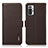 Coque Portefeuille Livre Cuir Etui Clapet B03H pour Xiaomi Redmi Note 10 Pro 4G Marron