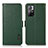 Coque Portefeuille Livre Cuir Etui Clapet B03H pour Xiaomi Redmi Note 11 5G Vert