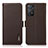 Coque Portefeuille Livre Cuir Etui Clapet B03H pour Xiaomi Redmi Note 11 Pro 4G Marron