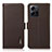 Coque Portefeuille Livre Cuir Etui Clapet B03H pour Xiaomi Redmi Note 12 4G Marron