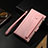 Coque Portefeuille Livre Cuir Etui Clapet B03S pour Google Pixel 8 5G Or Rose