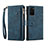 Coque Portefeuille Livre Cuir Etui Clapet B03S pour Samsung Galaxy S20 Plus 5G Bleu