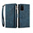 Coque Portefeuille Livre Cuir Etui Clapet B03S pour Samsung Galaxy S20 Plus Bleu