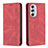 Coque Portefeuille Livre Cuir Etui Clapet B04F pour Motorola Moto Edge Plus (2022) 5G Rouge