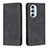 Coque Portefeuille Livre Cuir Etui Clapet B04F pour Motorola Moto Edge X30 5G Noir