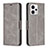 Coque Portefeuille Livre Cuir Etui Clapet B04F pour Motorola Moto G13 Gris