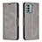 Coque Portefeuille Livre Cuir Etui Clapet B04F pour Nokia G22 Gris