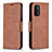 Coque Portefeuille Livre Cuir Etui Clapet B04F pour OnePlus Nord N200 5G Marron