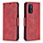 Coque Portefeuille Livre Cuir Etui Clapet B04F pour OnePlus Nord N200 5G Rouge