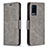 Coque Portefeuille Livre Cuir Etui Clapet B04F pour Oppo A54 4G Gris