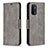 Coque Portefeuille Livre Cuir Etui Clapet B04F pour Oppo A54 5G Gris