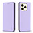 Coque Portefeuille Livre Cuir Etui Clapet B04F pour Realme C51 Violet Clair