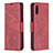 Coque Portefeuille Livre Cuir Etui Clapet B04F pour Samsung Galaxy A02 Rouge