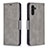 Coque Portefeuille Livre Cuir Etui Clapet B04F pour Samsung Galaxy A04s Gris