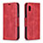 Coque Portefeuille Livre Cuir Etui Clapet B04F pour Samsung Galaxy A10e Rouge