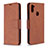 Coque Portefeuille Livre Cuir Etui Clapet B04F pour Samsung Galaxy A11 Marron