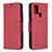 Coque Portefeuille Livre Cuir Etui Clapet B04F pour Samsung Galaxy A21s Rouge