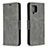 Coque Portefeuille Livre Cuir Etui Clapet B04F pour Samsung Galaxy A42 5G Gris