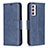 Coque Portefeuille Livre Cuir Etui Clapet B04F pour Samsung Galaxy A54 5G Bleu