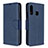 Coque Portefeuille Livre Cuir Etui Clapet B04F pour Samsung Galaxy A70E Bleu