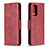 Coque Portefeuille Livre Cuir Etui Clapet B04F pour Samsung Galaxy A72 4G Rouge