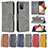 Coque Portefeuille Livre Cuir Etui Clapet B04F pour Samsung Galaxy F02S SM-E025F Petit