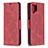 Coque Portefeuille Livre Cuir Etui Clapet B04F pour Samsung Galaxy F12 Rouge