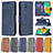 Coque Portefeuille Livre Cuir Etui Clapet B04F pour Samsung Galaxy M32 4G Petit