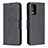 Coque Portefeuille Livre Cuir Etui Clapet B04F pour Samsung Galaxy Note 20 5G Noir