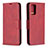 Coque Portefeuille Livre Cuir Etui Clapet B04F pour Samsung Galaxy Note 20 5G Rouge