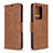 Coque Portefeuille Livre Cuir Etui Clapet B04F pour Samsung Galaxy S20 Plus 5G Marron