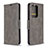 Coque Portefeuille Livre Cuir Etui Clapet B04F pour Samsung Galaxy S20 Plus Gris