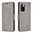 Coque Portefeuille Livre Cuir Etui Clapet B04F pour Xiaomi Mi 11i 5G (2022) Gris