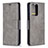 Coque Portefeuille Livre Cuir Etui Clapet B04F pour Xiaomi Mi 11T Pro 5G Gris