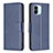 Coque Portefeuille Livre Cuir Etui Clapet B04F pour Xiaomi Poco C51 Bleu