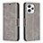 Coque Portefeuille Livre Cuir Etui Clapet B04F pour Xiaomi Redmi 12 4G Gris