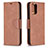 Coque Portefeuille Livre Cuir Etui Clapet B04F pour Xiaomi Redmi Note 10 4G Marron