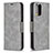 Coque Portefeuille Livre Cuir Etui Clapet B04F pour Xiaomi Redmi Note 10S 4G Gris