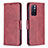 Coque Portefeuille Livre Cuir Etui Clapet B04F pour Xiaomi Redmi Note 11 5G Rouge