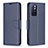 Coque Portefeuille Livre Cuir Etui Clapet B04F pour Xiaomi Redmi Note 11T 5G Bleu