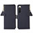 Coque Portefeuille Livre Cuir Etui Clapet B04H pour Sony Xperia 10 IV Bleu
