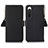 Coque Portefeuille Livre Cuir Etui Clapet B04H pour Sony Xperia 10 IV SO-52C Noir